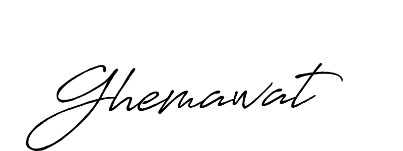 How to make Ghemawat signature? Antro_Vectra_Bolder is a professional autograph style. Create handwritten signature for Ghemawat name. Ghemawat signature style 7 images and pictures png