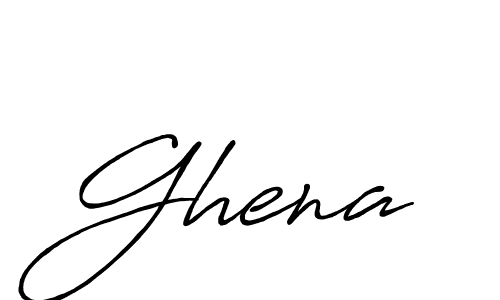How to make Ghena name signature. Use Antro_Vectra_Bolder style for creating short signs online. This is the latest handwritten sign. Ghena signature style 7 images and pictures png