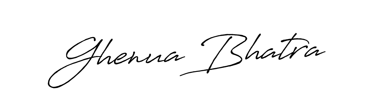 Antro_Vectra_Bolder is a professional signature style that is perfect for those who want to add a touch of class to their signature. It is also a great choice for those who want to make their signature more unique. Get Ghenua Bhatra name to fancy signature for free. Ghenua Bhatra signature style 7 images and pictures png