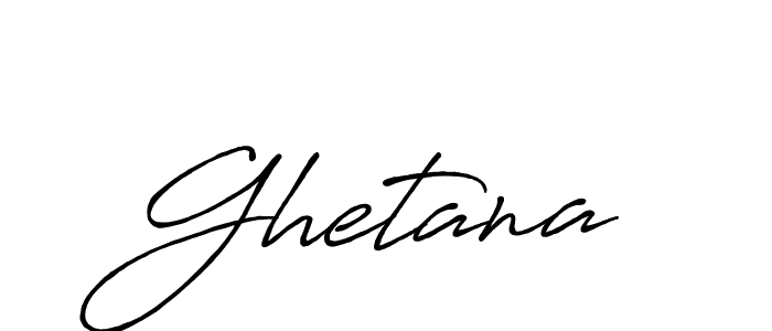 Make a beautiful signature design for name Ghetana. With this signature (Antro_Vectra_Bolder) style, you can create a handwritten signature for free. Ghetana signature style 7 images and pictures png