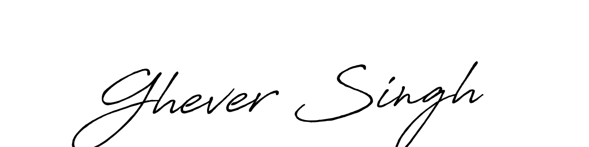 It looks lik you need a new signature style for name Ghever Singh. Design unique handwritten (Antro_Vectra_Bolder) signature with our free signature maker in just a few clicks. Ghever Singh signature style 7 images and pictures png