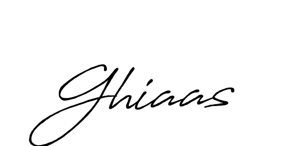 Create a beautiful signature design for name Ghiaas. With this signature (Antro_Vectra_Bolder) fonts, you can make a handwritten signature for free. Ghiaas signature style 7 images and pictures png