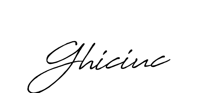 You should practise on your own different ways (Antro_Vectra_Bolder) to write your name (Ghiciuc) in signature. don't let someone else do it for you. Ghiciuc signature style 7 images and pictures png