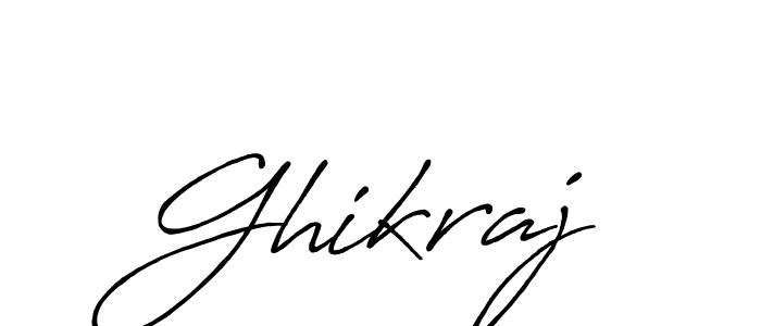 Use a signature maker to create a handwritten signature online. With this signature software, you can design (Antro_Vectra_Bolder) your own signature for name Ghikraj. Ghikraj signature style 7 images and pictures png