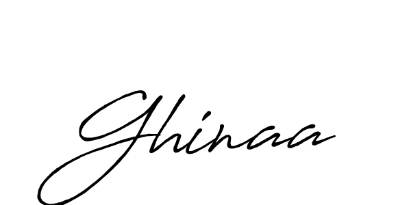 Ghinaa stylish signature style. Best Handwritten Sign (Antro_Vectra_Bolder) for my name. Handwritten Signature Collection Ideas for my name Ghinaa. Ghinaa signature style 7 images and pictures png