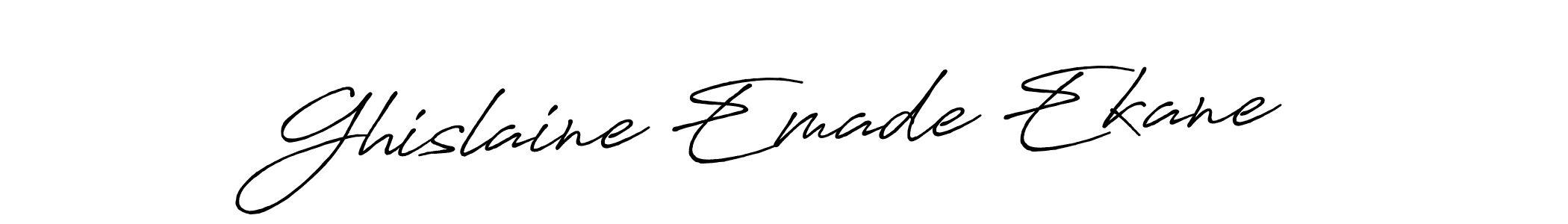 Make a short Ghislaine Emade Ekane signature style. Manage your documents anywhere anytime using Antro_Vectra_Bolder. Create and add eSignatures, submit forms, share and send files easily. Ghislaine Emade Ekane signature style 7 images and pictures png