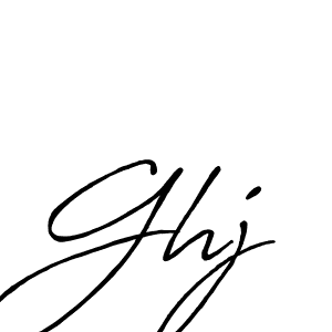 Use a signature maker to create a handwritten signature online. With this signature software, you can design (Antro_Vectra_Bolder) your own signature for name Ghj. Ghj signature style 7 images and pictures png