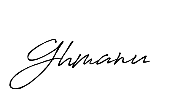 Also we have Ghmanu name is the best signature style. Create professional handwritten signature collection using Antro_Vectra_Bolder autograph style. Ghmanu signature style 7 images and pictures png