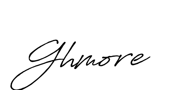 It looks lik you need a new signature style for name Ghmore. Design unique handwritten (Antro_Vectra_Bolder) signature with our free signature maker in just a few clicks. Ghmore signature style 7 images and pictures png