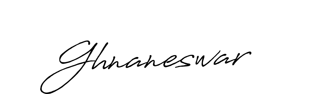 Create a beautiful signature design for name Ghnaneswar. With this signature (Antro_Vectra_Bolder) fonts, you can make a handwritten signature for free. Ghnaneswar signature style 7 images and pictures png