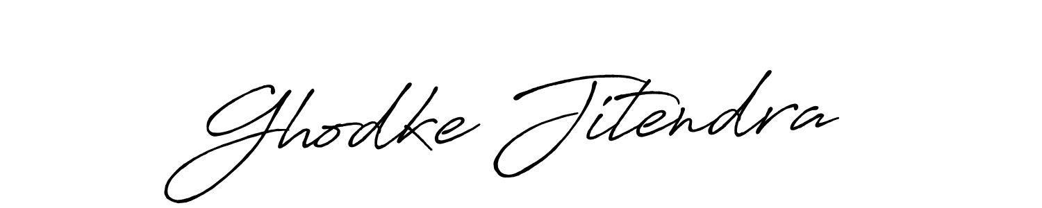 It looks lik you need a new signature style for name Ghodke Jitendra. Design unique handwritten (Antro_Vectra_Bolder) signature with our free signature maker in just a few clicks. Ghodke Jitendra signature style 7 images and pictures png