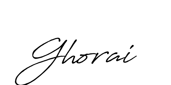 Ghorai stylish signature style. Best Handwritten Sign (Antro_Vectra_Bolder) for my name. Handwritten Signature Collection Ideas for my name Ghorai. Ghorai signature style 7 images and pictures png