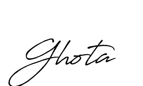 How to make Ghota name signature. Use Antro_Vectra_Bolder style for creating short signs online. This is the latest handwritten sign. Ghota signature style 7 images and pictures png