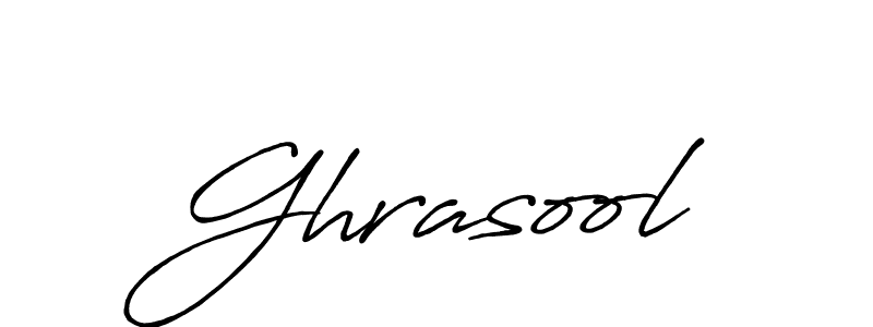 It looks lik you need a new signature style for name Ghrasool. Design unique handwritten (Antro_Vectra_Bolder) signature with our free signature maker in just a few clicks. Ghrasool signature style 7 images and pictures png