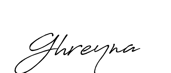 You should practise on your own different ways (Antro_Vectra_Bolder) to write your name (Ghreyna) in signature. don't let someone else do it for you. Ghreyna signature style 7 images and pictures png