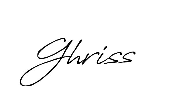 Similarly Antro_Vectra_Bolder is the best handwritten signature design. Signature creator online .You can use it as an online autograph creator for name Ghriss. Ghriss signature style 7 images and pictures png