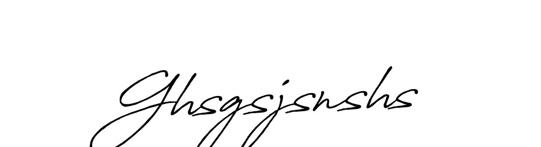 The best way (Antro_Vectra_Bolder) to make a short signature is to pick only two or three words in your name. The name Ghsgsjsnshs include a total of six letters. For converting this name. Ghsgsjsnshs signature style 7 images and pictures png