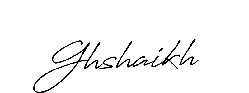 How to Draw Ghshaikh signature style? Antro_Vectra_Bolder is a latest design signature styles for name Ghshaikh. Ghshaikh signature style 7 images and pictures png