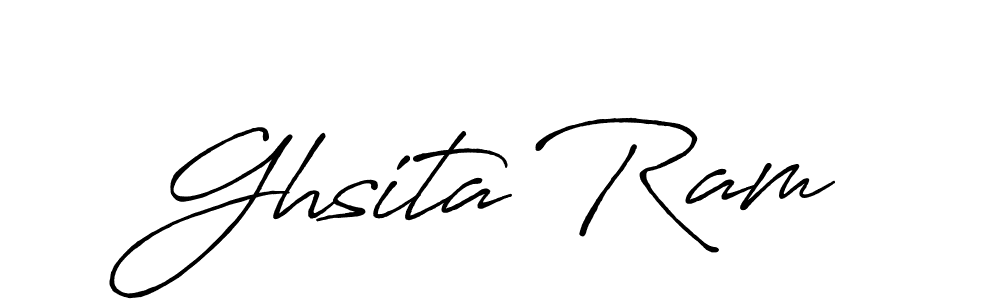 Also we have Ghsita Ram name is the best signature style. Create professional handwritten signature collection using Antro_Vectra_Bolder autograph style. Ghsita Ram signature style 7 images and pictures png
