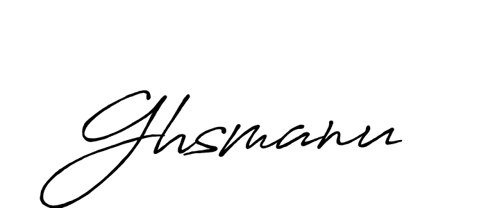 The best way (Antro_Vectra_Bolder) to make a short signature is to pick only two or three words in your name. The name Ghsmanu include a total of six letters. For converting this name. Ghsmanu signature style 7 images and pictures png