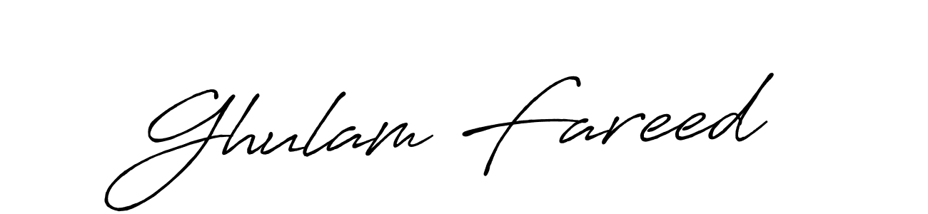 It looks lik you need a new signature style for name Ghulam Fareed. Design unique handwritten (Antro_Vectra_Bolder) signature with our free signature maker in just a few clicks. Ghulam Fareed signature style 7 images and pictures png