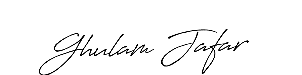 How to make Ghulam Jafar signature? Antro_Vectra_Bolder is a professional autograph style. Create handwritten signature for Ghulam Jafar name. Ghulam Jafar signature style 7 images and pictures png