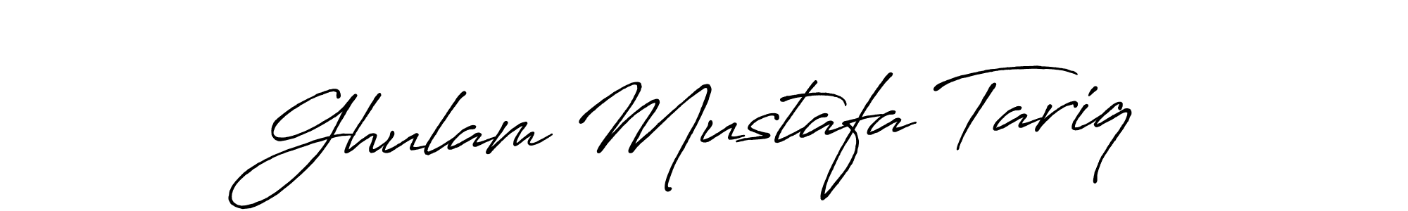 Also You can easily find your signature by using the search form. We will create Ghulam Mustafa Tariq name handwritten signature images for you free of cost using Antro_Vectra_Bolder sign style. Ghulam Mustafa Tariq signature style 7 images and pictures png