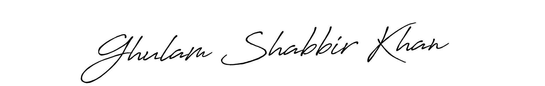 Once you've used our free online signature maker to create your best signature Antro_Vectra_Bolder style, it's time to enjoy all of the benefits that Ghulam Shabbir Khan name signing documents. Ghulam Shabbir Khan signature style 7 images and pictures png