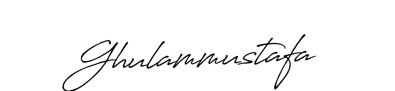 Also we have Ghulammustafa name is the best signature style. Create professional handwritten signature collection using Antro_Vectra_Bolder autograph style. Ghulammustafa signature style 7 images and pictures png