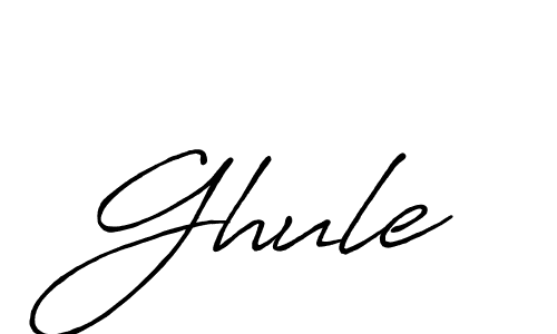 How to make Ghule signature? Antro_Vectra_Bolder is a professional autograph style. Create handwritten signature for Ghule name. Ghule signature style 7 images and pictures png