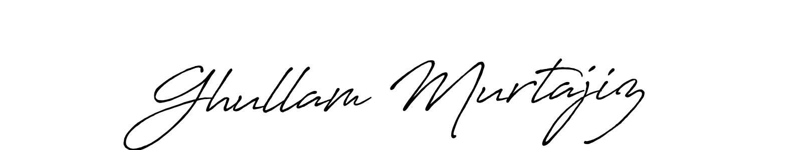 Ghullam Murtajiz stylish signature style. Best Handwritten Sign (Antro_Vectra_Bolder) for my name. Handwritten Signature Collection Ideas for my name Ghullam Murtajiz. Ghullam Murtajiz signature style 7 images and pictures png