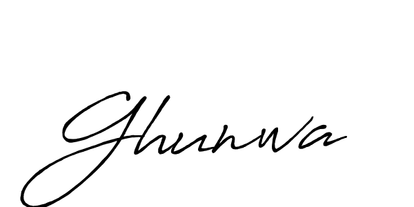 Best and Professional Signature Style for Ghunwa. Antro_Vectra_Bolder Best Signature Style Collection. Ghunwa signature style 7 images and pictures png