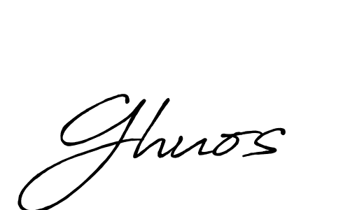 How to make Ghuos signature? Antro_Vectra_Bolder is a professional autograph style. Create handwritten signature for Ghuos name. Ghuos signature style 7 images and pictures png