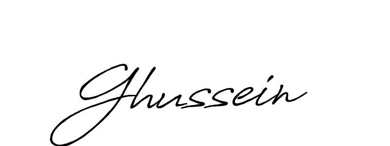 You should practise on your own different ways (Antro_Vectra_Bolder) to write your name (Ghussein) in signature. don't let someone else do it for you. Ghussein signature style 7 images and pictures png