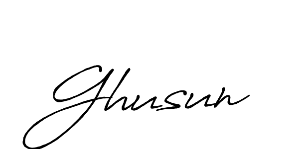 if you are searching for the best signature style for your name Ghusun. so please give up your signature search. here we have designed multiple signature styles  using Antro_Vectra_Bolder. Ghusun signature style 7 images and pictures png