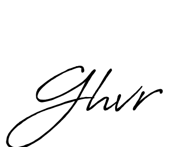 How to make Ghvr name signature. Use Antro_Vectra_Bolder style for creating short signs online. This is the latest handwritten sign. Ghvr signature style 7 images and pictures png