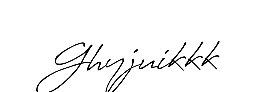 The best way (Antro_Vectra_Bolder) to make a short signature is to pick only two or three words in your name. The name Ghyjuikkk include a total of six letters. For converting this name. Ghyjuikkk signature style 7 images and pictures png