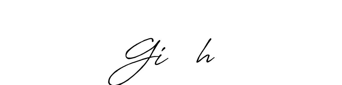 Design your own signature with our free online signature maker. With this signature software, you can create a handwritten (Antro_Vectra_Bolder) signature for name Giरीशh. Giरीशh signature style 7 images and pictures png