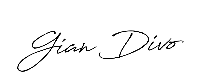 Once you've used our free online signature maker to create your best signature Antro_Vectra_Bolder style, it's time to enjoy all of the benefits that Gian Divo name signing documents. Gian Divo signature style 7 images and pictures png