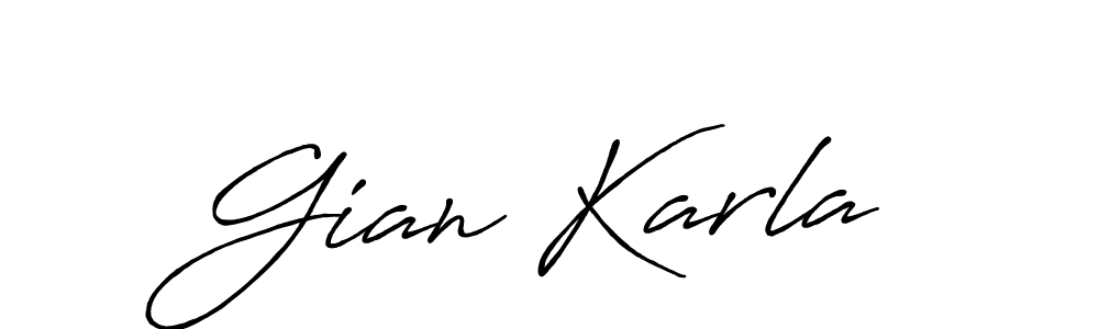 It looks lik you need a new signature style for name Gian Karla. Design unique handwritten (Antro_Vectra_Bolder) signature with our free signature maker in just a few clicks. Gian Karla signature style 7 images and pictures png