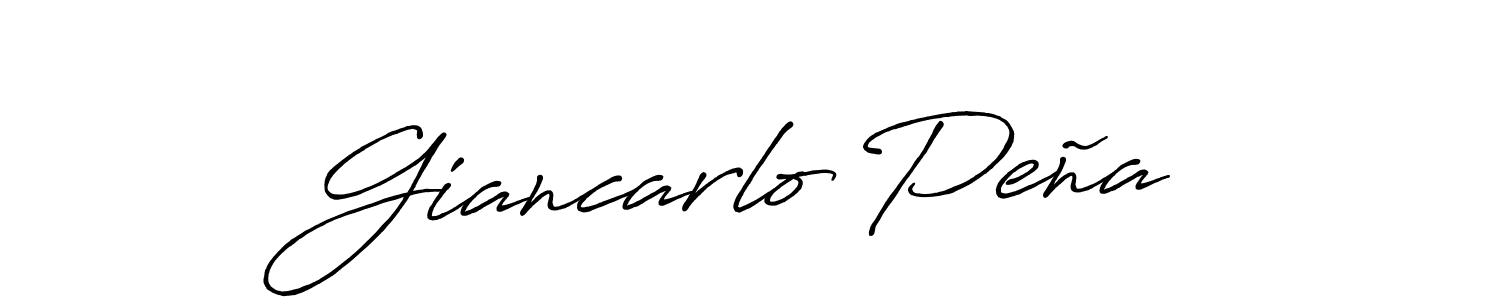 Similarly Antro_Vectra_Bolder is the best handwritten signature design. Signature creator online .You can use it as an online autograph creator for name Giancarlo Peña. Giancarlo Peña signature style 7 images and pictures png