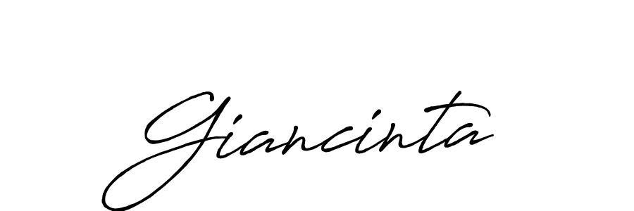 Make a short Giancinta signature style. Manage your documents anywhere anytime using Antro_Vectra_Bolder. Create and add eSignatures, submit forms, share and send files easily. Giancinta signature style 7 images and pictures png