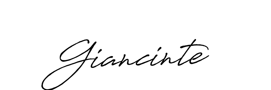 It looks lik you need a new signature style for name Giancinte. Design unique handwritten (Antro_Vectra_Bolder) signature with our free signature maker in just a few clicks. Giancinte signature style 7 images and pictures png