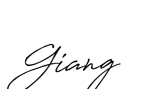 Make a beautiful signature design for name Giang. With this signature (Antro_Vectra_Bolder) style, you can create a handwritten signature for free. Giang signature style 7 images and pictures png