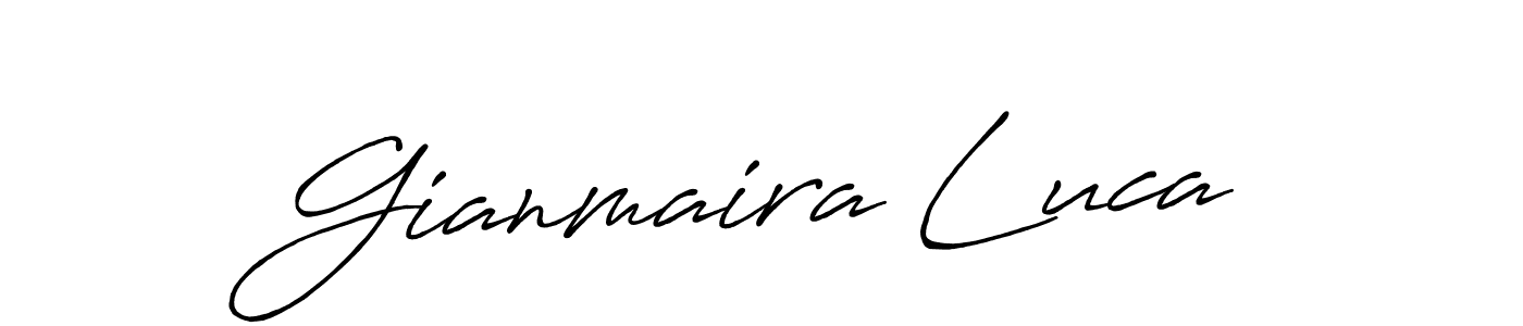 Make a beautiful signature design for name Gianmaira Luca. Use this online signature maker to create a handwritten signature for free. Gianmaira Luca signature style 7 images and pictures png