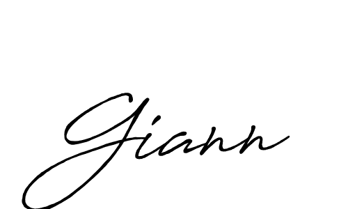 Create a beautiful signature design for name Giann. With this signature (Antro_Vectra_Bolder) fonts, you can make a handwritten signature for free. Giann signature style 7 images and pictures png