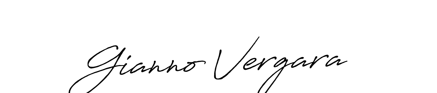 Antro_Vectra_Bolder is a professional signature style that is perfect for those who want to add a touch of class to their signature. It is also a great choice for those who want to make their signature more unique. Get Gianno Vergara name to fancy signature for free. Gianno Vergara signature style 7 images and pictures png