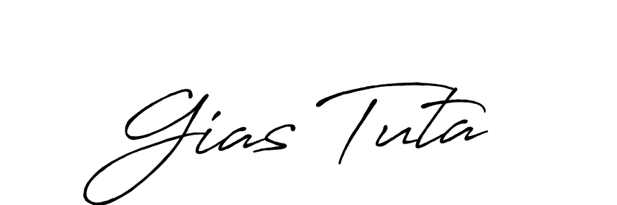 if you are searching for the best signature style for your name Gias Tuta. so please give up your signature search. here we have designed multiple signature styles  using Antro_Vectra_Bolder. Gias Tuta signature style 7 images and pictures png