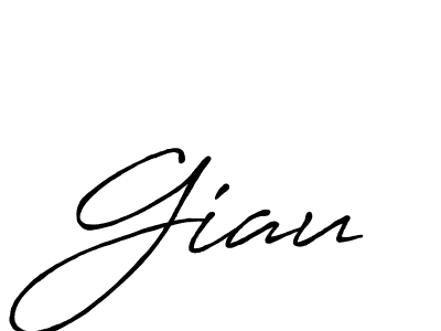 Use a signature maker to create a handwritten signature online. With this signature software, you can design (Antro_Vectra_Bolder) your own signature for name Giau. Giau signature style 7 images and pictures png