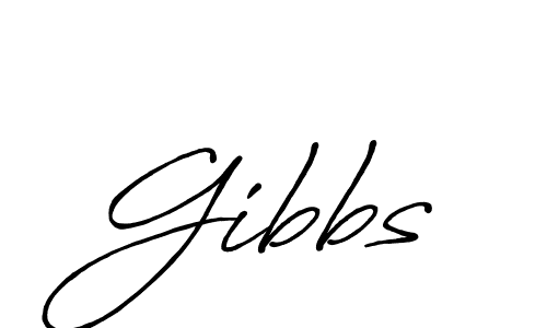 Create a beautiful signature design for name Gibbs. With this signature (Antro_Vectra_Bolder) fonts, you can make a handwritten signature for free. Gibbs signature style 7 images and pictures png